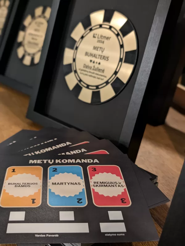 Renginys Casino tema: organizavimas, techninis ir vizualinis išpildymas, vedimas, DJ